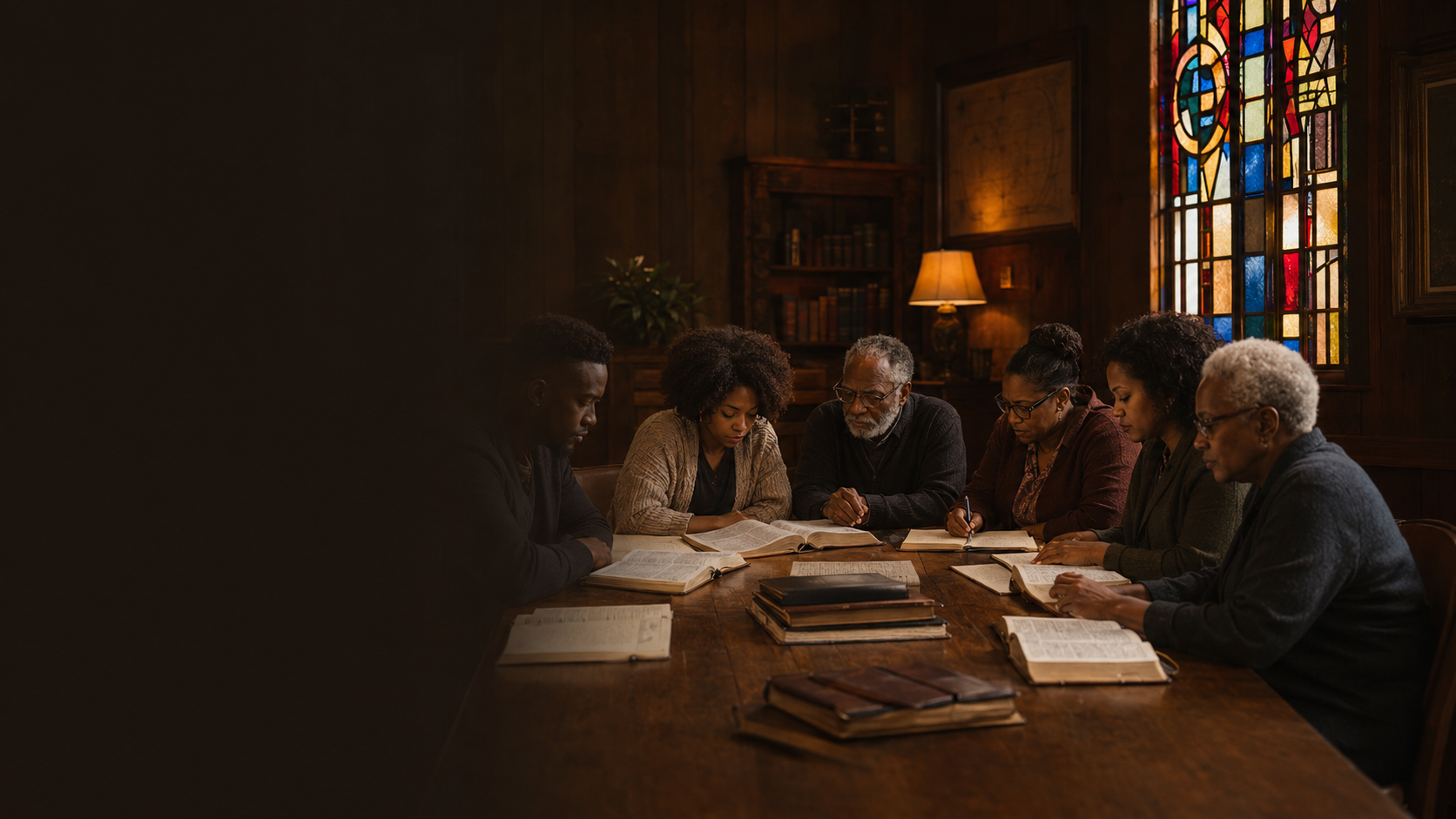 A visual Bible-study laboratory arranged for careful word and language study